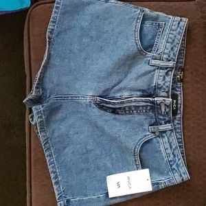 Rvca Azalea Womens Denim Shorts